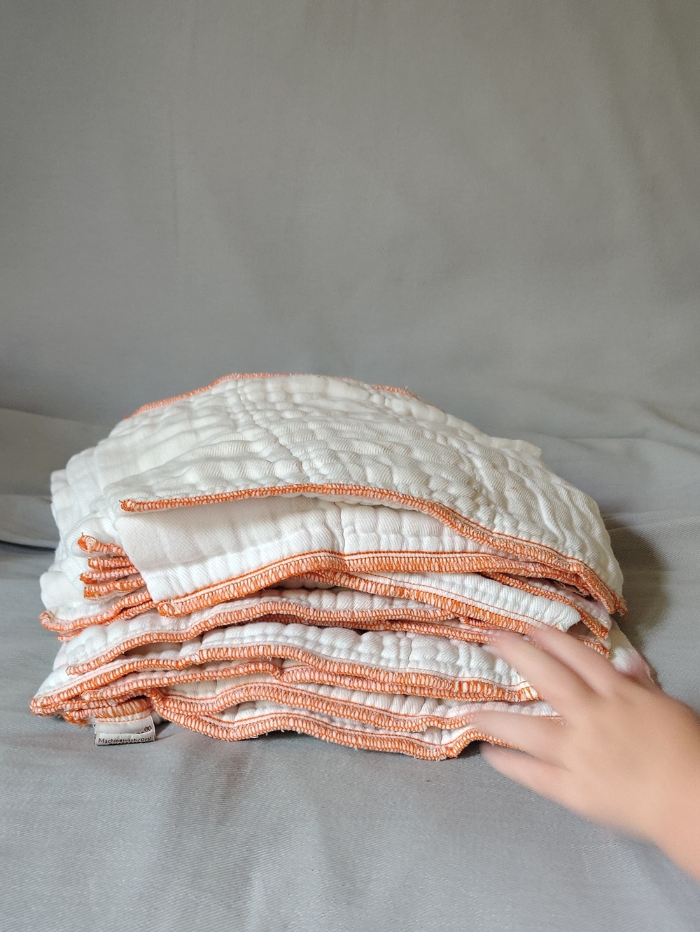 14 Clotheez Newborn 100 Percent Cotton Prefold Diapers